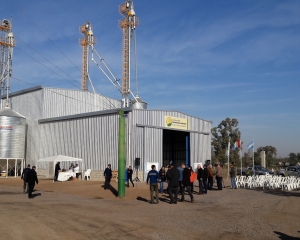Inauguración planta de balanceados en Coop. Agrícola Ganadera de Sunchales